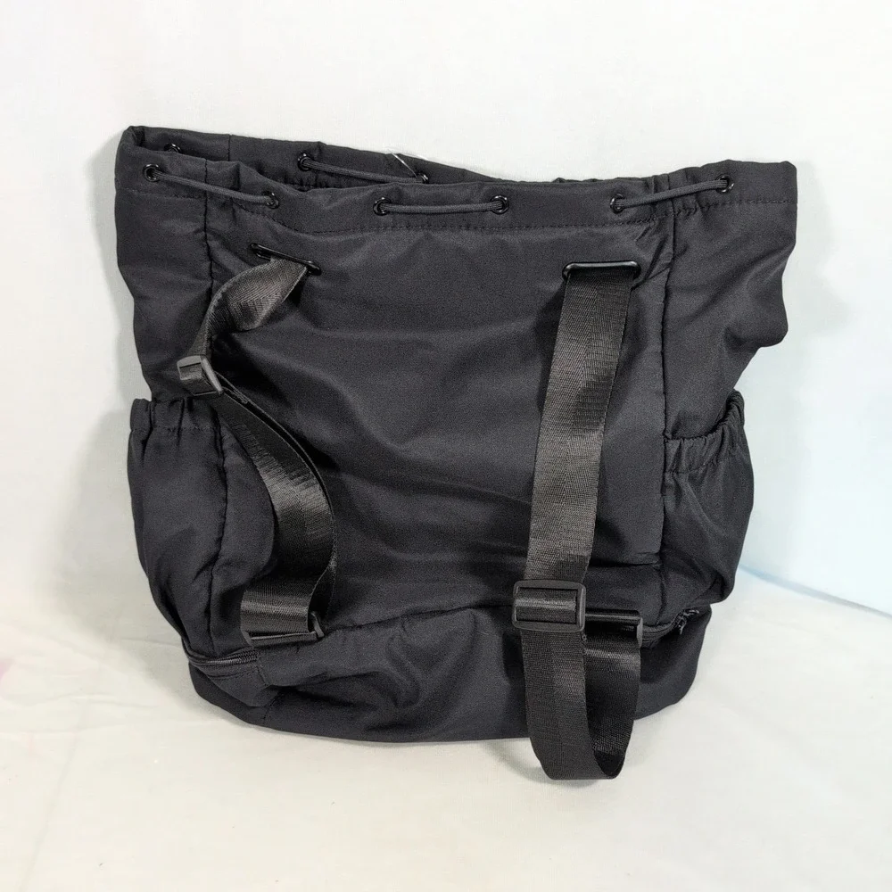Beyond Yoga Black Convertible Gym Bag Backpack